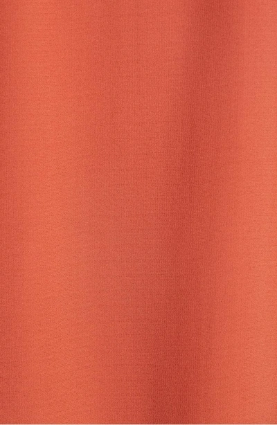 Shop Eileen Fisher Slit Sleeve Silk Top In Orange Pekoe