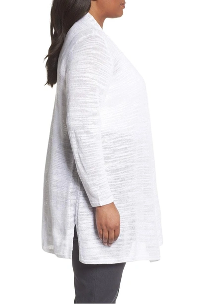 Shop Nic + Zoe Cliff Dive Cardigan In Paper White