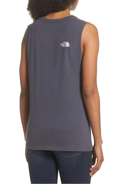 Shop The North Face Well Loved Cruisin' Outdoors Muscle Tank In Weathered Black