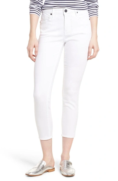 Shop Parker Smith Ava Crop Skinny Jeans In Eternal White