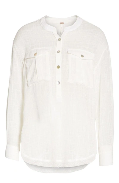 Shop Free People Talk To Me Top In Ivory