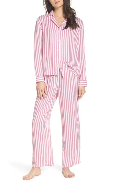 Shop Rails Trouser Pajamas In Rose White