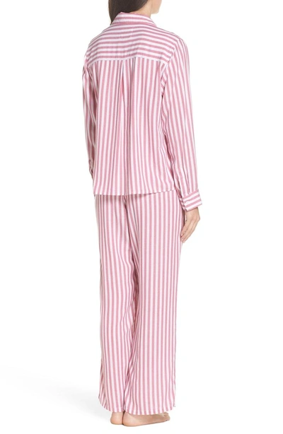 Shop Rails Trouser Pajamas In Rose White