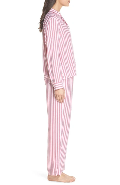 Shop Rails Trouser Pajamas In Rose White