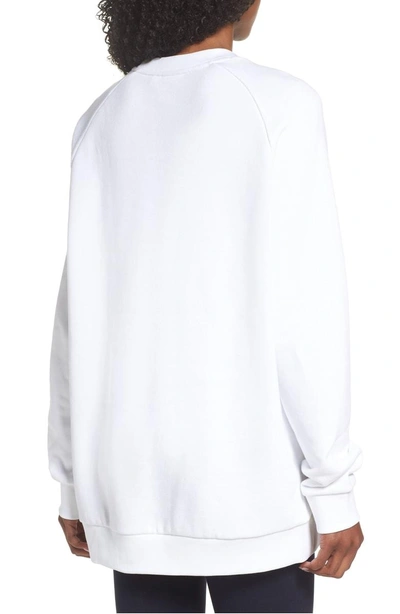 Shop Adidas Originals Originals Oversize Sweatshirt In White
