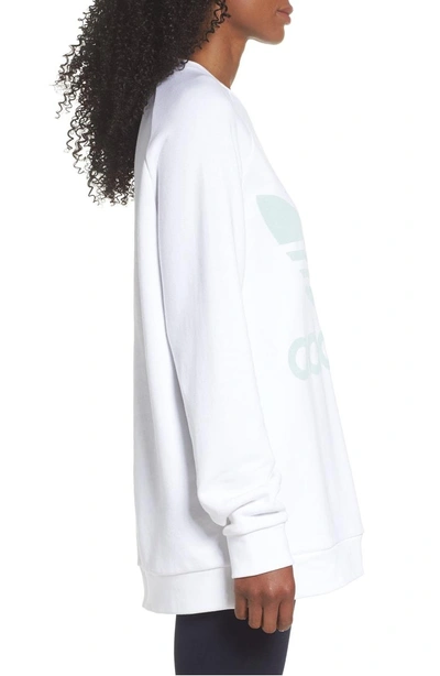 Shop Adidas Originals Originals Oversize Sweatshirt In White