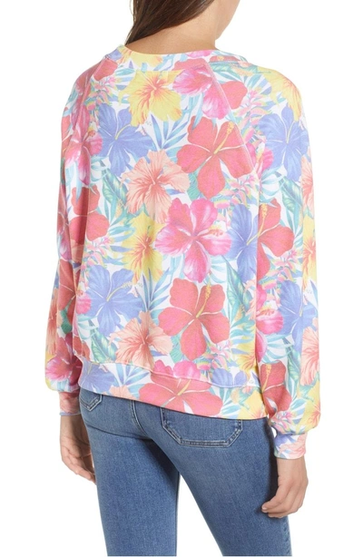 Shop Wildfox Tropicalia Sommers Sweatshirt In Multi Colored