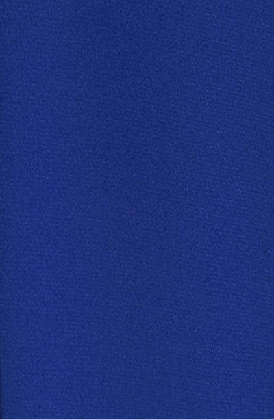 Eliza J Ruched Sleeve Wide Leg Jumpsuit In Cobalt