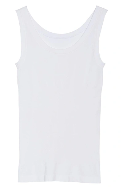 Shop Yummie Scoop Neck Shaping Tank In White