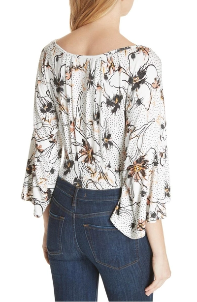 Shop Free People Last Time Print Top In Ivory Combo