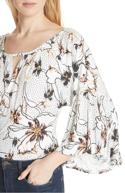 Shop Free People Last Time Print Top In Ivory Combo