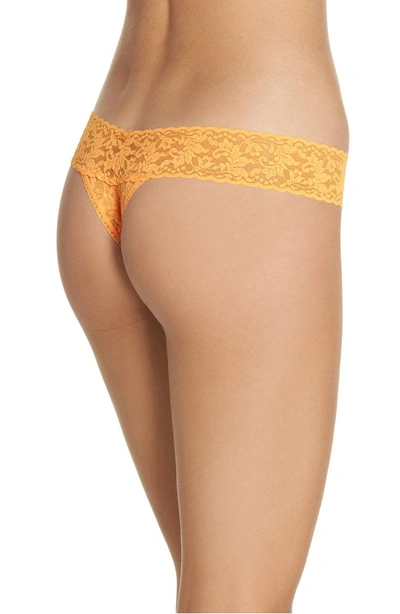 Shop Hanky Panky Low Rise Thong In Sunset Glow