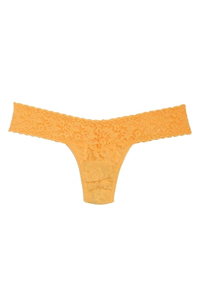 Shop Hanky Panky Low Rise Thong In Sunset Glow