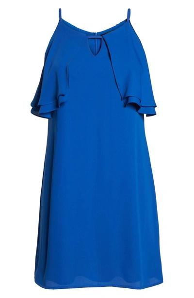 Shop 19 Cooper Ruffle Swing Dress In Cobalt