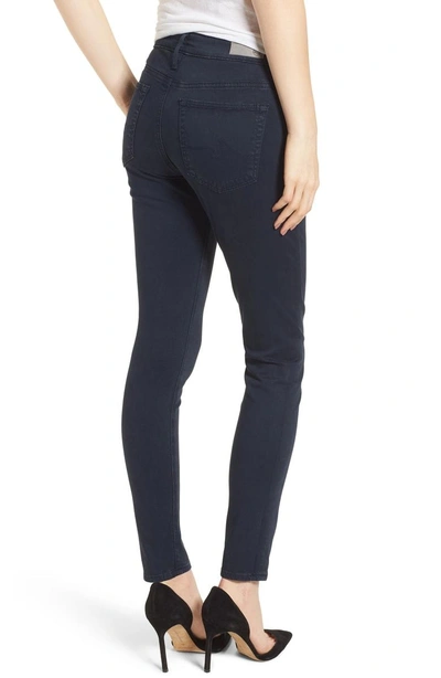 Shop Ag Farrah High Waist Ankle Skinny Jeans In Sulfur Dark Cove