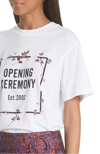 Shop Opening Ceremony Logo Tee In White