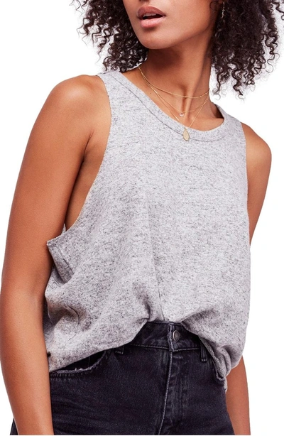 Shop Free People Coziest Swing Tank In Grey