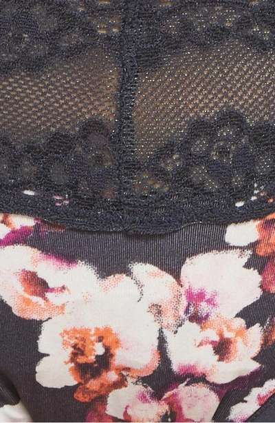 Shop Natori Bliss Perfection Bikini In India Ink Night Flower Print