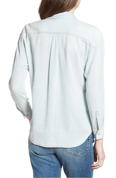 Shop Ag Selena Chambray Shirt In Karma