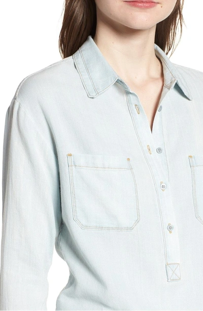 Shop Ag Selena Chambray Shirt In Karma