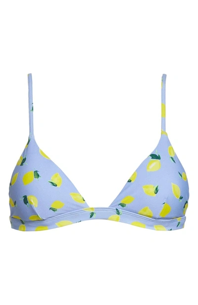 Shop Onia Danni Triangle Bikini Top In Iris Multi