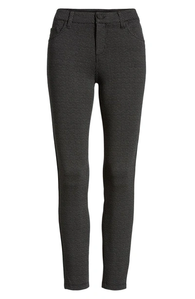 Shop Kut From The Kloth Donna Print Ponte Knit Skinny Pants In Black/ Grey