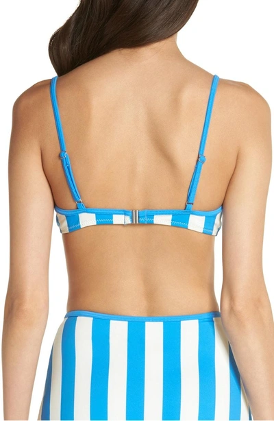 Shop Solid & Striped Billabong Brigitte Bikini Top In Sea Stripe