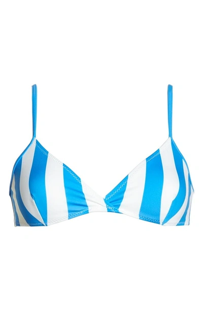 Shop Solid & Striped Billabong Brigitte Bikini Top In Sea Stripe