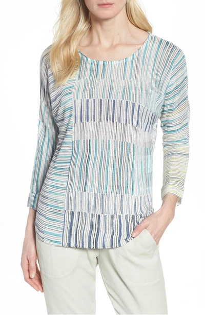 Shop Nic + Zoe Sea Wall Stripe Top In Multi