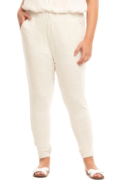 Shop Tart Zadie Jogger Pants In Grey With Rose