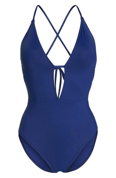 Shop La Blanca One-piece Swimsuit In Midnight