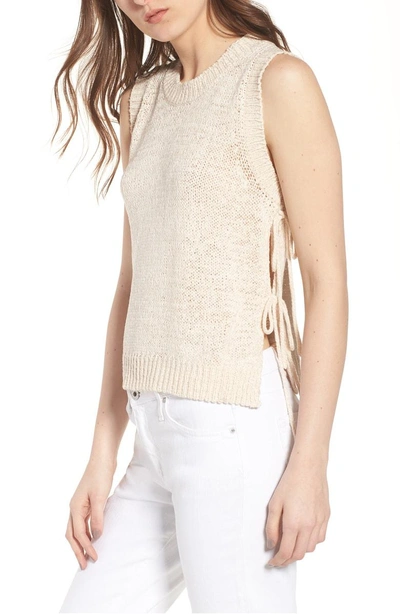 Shop Cupcakes And Cashmere Chantell Sweater Tank In Natural