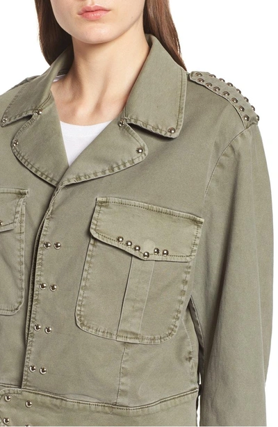 Shop Hudson Radar Studded Military Jacket In Forester
