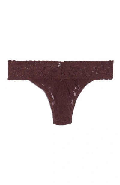 Shop Hanky Panky Original Rise Thong In Hickory Red