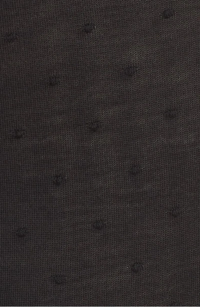 Shop Hugo Boss Fineen Dot Jacquard Sweater In Black