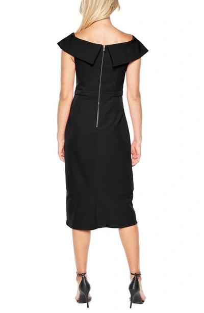 Shop Bardot Bella Tulip Hem Dress In Black