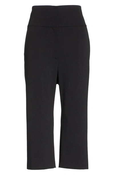 Shop Ji Oh Capri Pants In Black