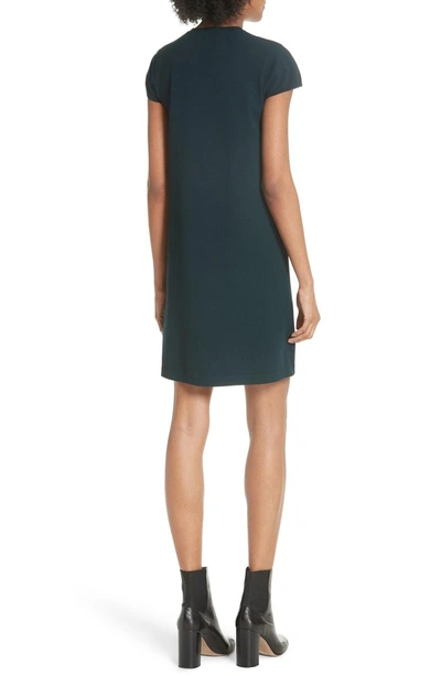 Shop Theory Empire Prosecco Knit Dress In Dark Mineral