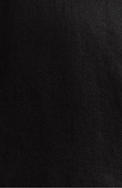 Shop Eileen Fisher Organic Linen Blazer In Black