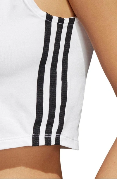 Shop Adidas Originals Crop Tank In White