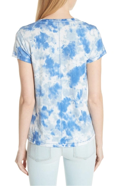 Shop Rag & Bone Cloud Wash Tee In Blue Cloud