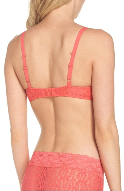 Shop Wacoal 'halo Lace' Convertible Underwire Bra In Hibiscus