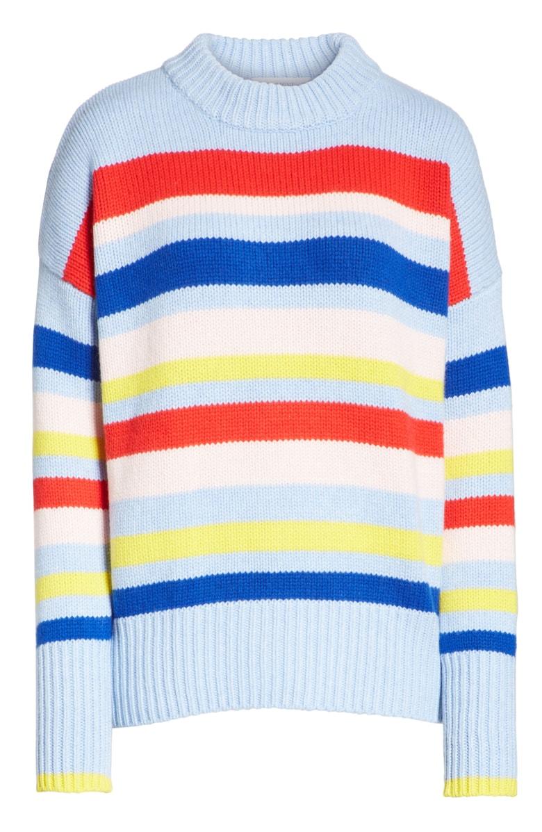 La Ligne Happy Marin Sweater In Rainbow Stripe | ModeSens