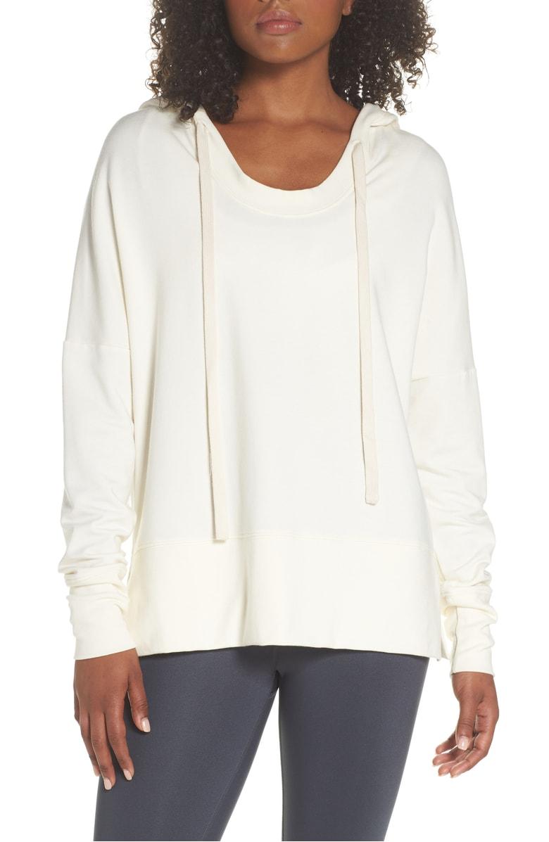 alo fluid tunic hoodie