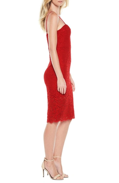 Shop Bardot Pierre Lace Dress In Lava