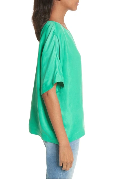 Shop Tibi Easy Top In Green