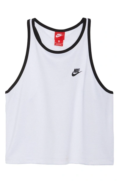 Shop Nike Sportswear Teched Out Tank In White/ Black