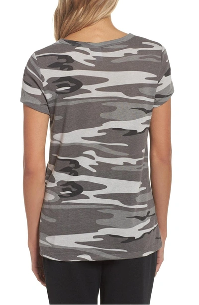 Shop Alternative Ideal Print Tee In Grey Camo