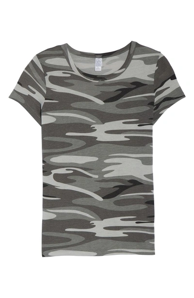 Shop Alternative Ideal Print Tee In Grey Camo