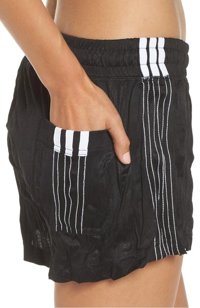 Shop Adidas Originals By Alexander Wang Shorts In Black/ White